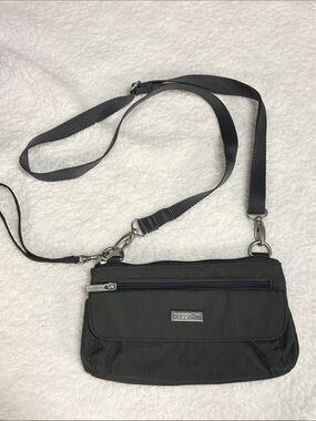Baggallini Gray Crossbody Messenger Bag